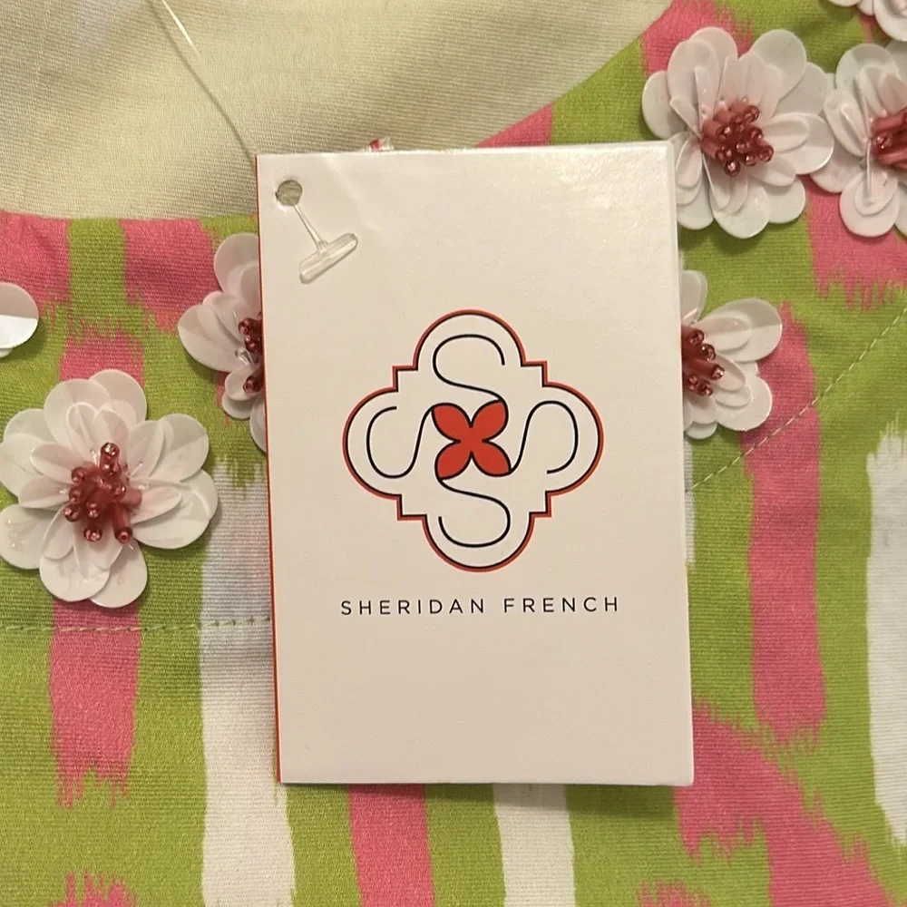 Tuckernuck Sheridan French Arcadia Dress Resin Floral Detail NWT Size Small - Picture 11 of 12